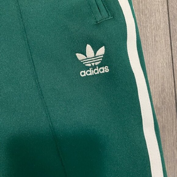 Adidas Women's SST Dark Green Track Pants Size S - Picture 5 of 12